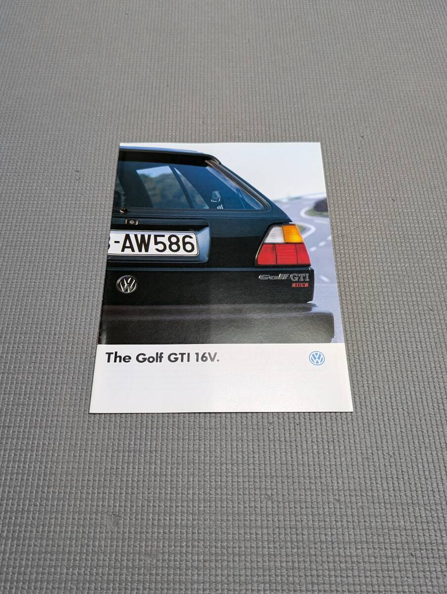 フォルクスワーゲン Golf GTI 16V カタログ ゴルフⅡ 1990年