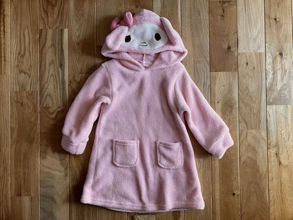 中古 マイメロ 女の子 ベビー もこもこ なりきり ワンピース 80〜95センチ
