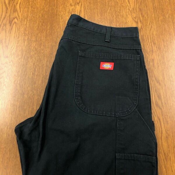 【FJ050】Dickies L30 ペインターパンツ ワークパンツ ブラック 黒色 メンズブランド古着 ディッキーズ 送料無料