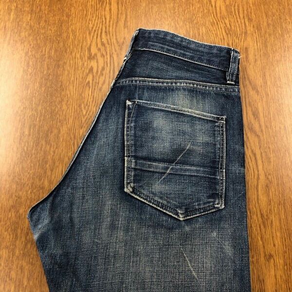 【FJ080】BANANA REPUBLIC W28 色落ち加工 ジーンズ ジーパン デニムパンツ ブランド古着 バナナリパブリック そあ