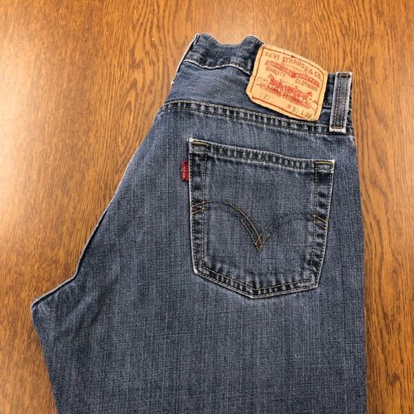 【FJ247】Levi's 527 W30 L32 色落ち加工 ブーツカット ジーンズ ジーパン デニムパンツ メンズブランド古着 リーバイス527 送料無料