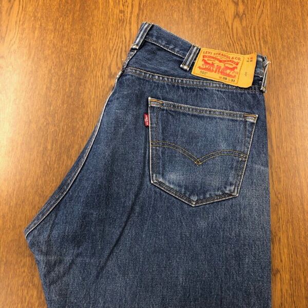 【FJ262】Levi's 501 W38 L31 定番ストレート 色落ち加工 ジーンズ ジーパン デニムパンツ メンズブランド古着 リーバイス501 送料無料