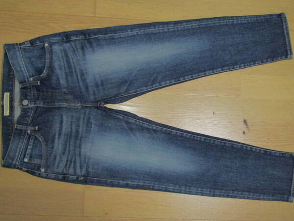 美品 状態良好 リアルなカッコいい色落ち 確かなつくりの made in japan ストレッチ有 munich hidden gem S実測29inch前後 レディース