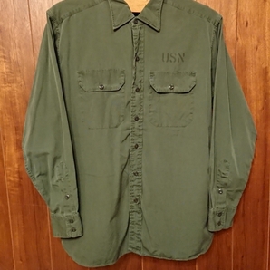 1950's アメリカ海軍 ヴィンテージ シャツ USN