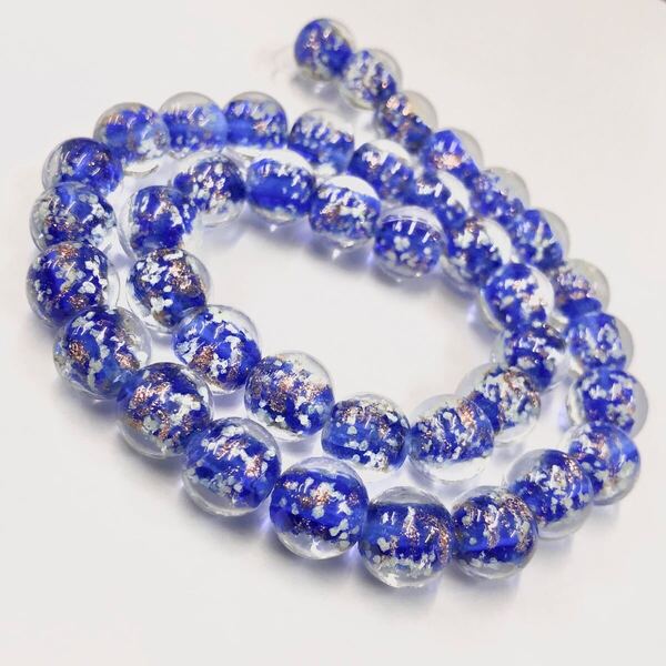 蓄光 とんぼ玉 10mm 連売り 40粒 とんぼガラス ベイビー