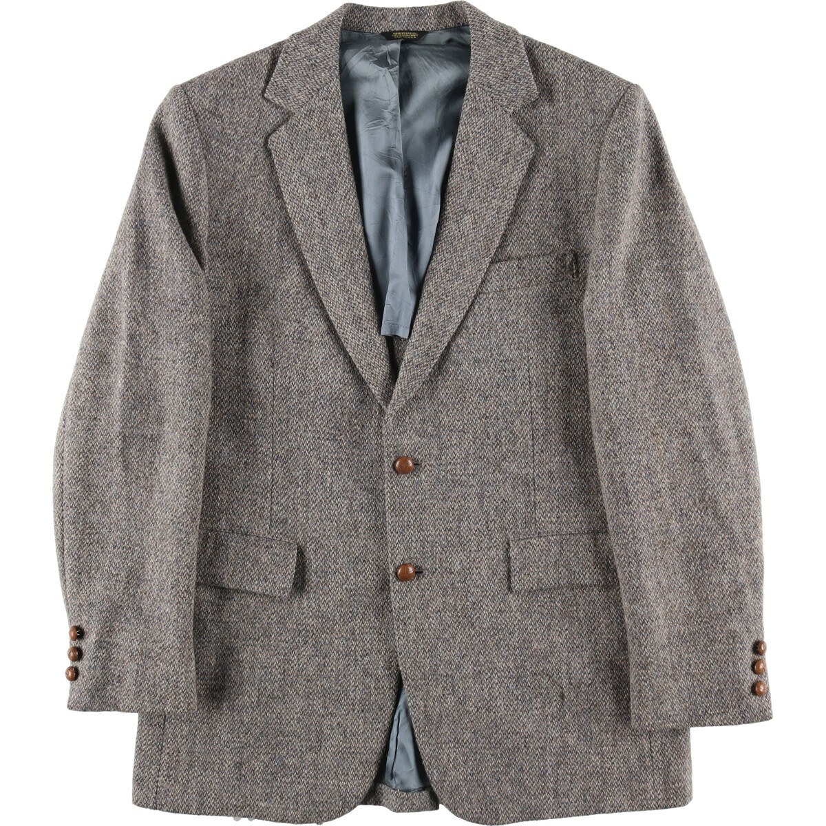 古着 ハリスツイード Harris Tweed ウールテーラードジャケット USA製 メンズL相当 /eaa487178