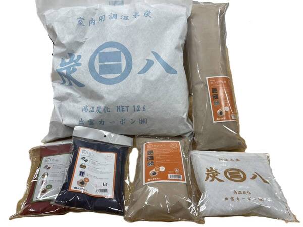 【1セット限り】調湿木炭 炭八 お試しセット 6点 除湿 消臭 防カビ 結露【新品未使用】