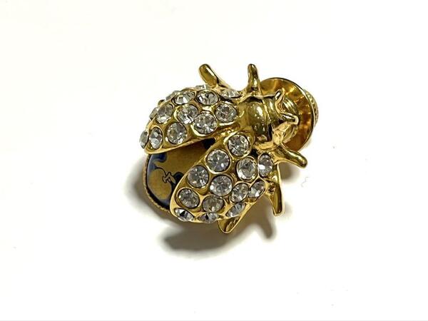 美品 てんとう虫 ピンブローチ レディース ブローチ