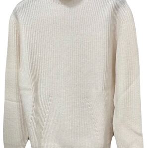 2024冬Lorena Benatti プルオーバー白M カシミア100% 肉厚