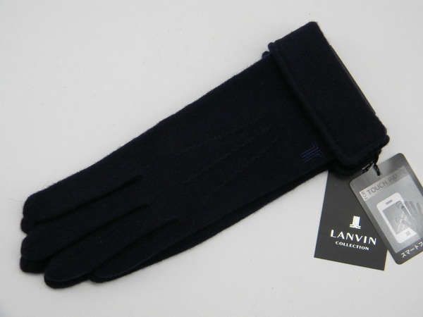 ■ LANVIN ■ 濃紺 手袋 ランバン ネイビー