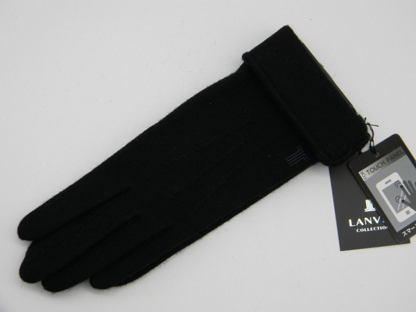 ■ LANVIN ■ 黒 手袋 ランバン