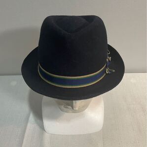 未使用極美品H.attribute アッシュアトリビュートハット帽子紺