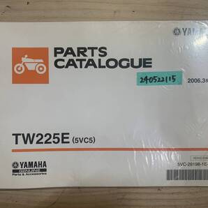 送料無料 TW225E 5VC5 2006年3月発行 パーツカタログ パーツリスト 整備書 240522115