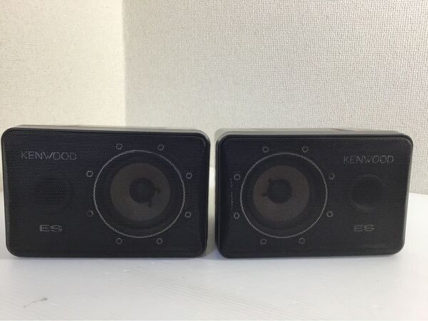 KENWOOD/ケンウッド スピーカー CM-5ES 左右 2個セット コンパクト 動作確認済 オーディオ機器 音響