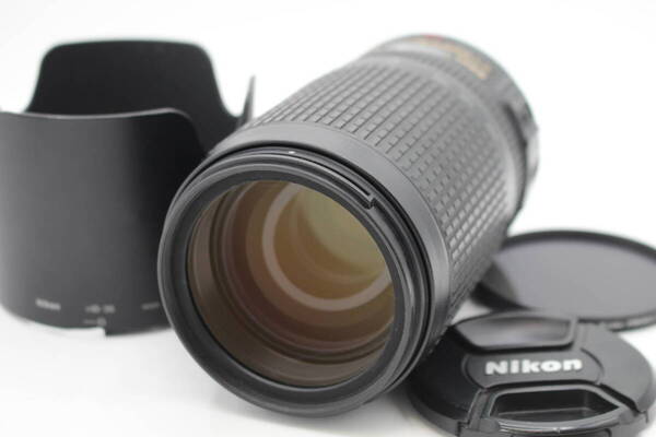 極美品◆Nikon ニコン AF-S NIKKOR 70-300mm F4.5-5.6G ED VR◆説明書付♪1029-7064