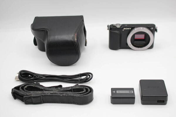 送料無料◆SONY ソニー NEX 3N ボディ ブラック◆シャッター回数6407回のみ♪1029-0970