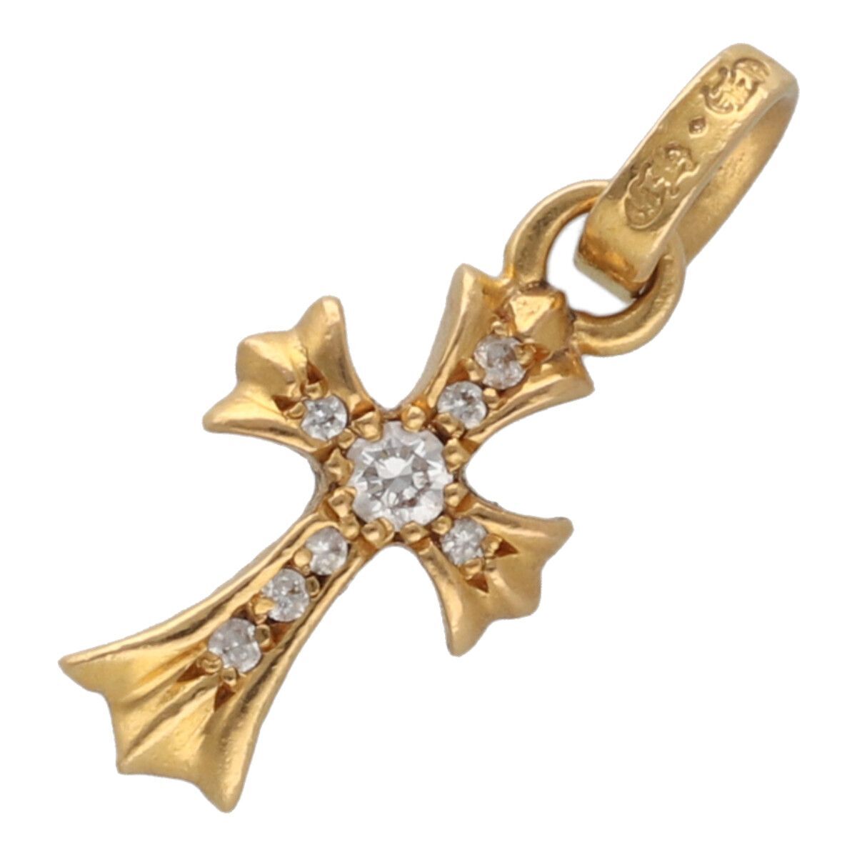 【中古】 CHROME HEARTS クロムハーツ ベイビーファットクロス 22