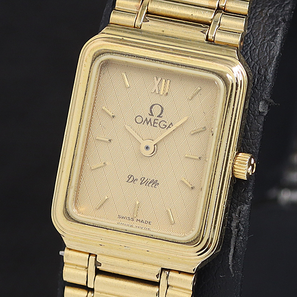 O-7342| オメガ デビル レディース Cal.1450 Ref.591.0310 クオーツ おまけ付き OMEGA