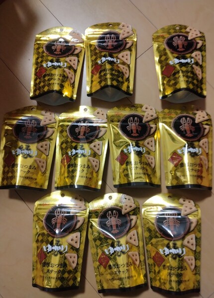 江崎グリコ坂角総本舗ゆかり濃厚おつまみスナック 40g×10袋セット未開封 ゆうパック発送送料込名古屋限定東海限定リピート確定