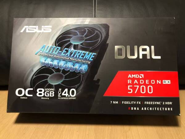 【中古品】【ASUS】【動作確認済】グラフィックボード AMD RADEON RX 5700 DUAL 8GB OC PCIExpress ビデオカード【管理:10000007】