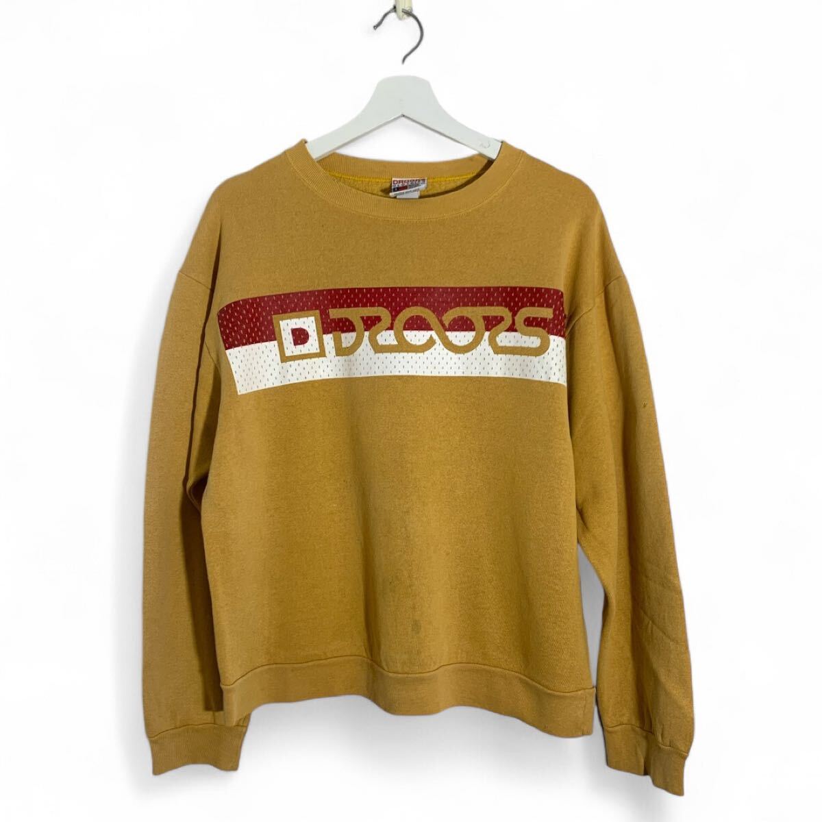 240701BRB62● 1990\'S DROORS CLOTHING Size:M SWEAT DC SHOES スウェット トレーナー裏原 アーカイブ 長袖 vintage