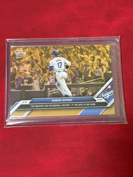 大谷翔平 2024 Topps Opening Day Bonus Card #ODB38 “The Greatest Day in Baseball History”野球カード ボーナスカード ①