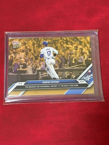 大谷翔平 2024 Topps Opening Day Bonus Card #ODB38 “The Greatest Day in Baseball History”野球カード ボーナスカード ②