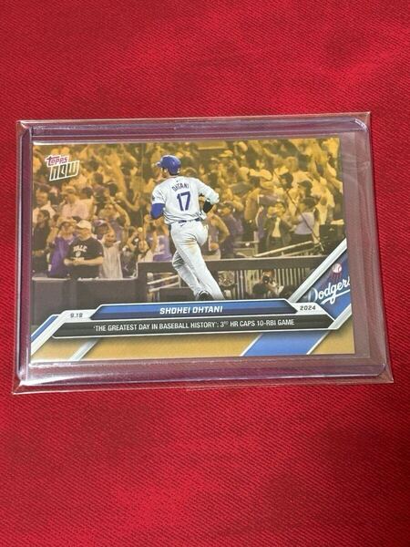 大谷翔平 2024 Topps Opening Day Bonus Card #ODB38 “The Greatest Day in Baseball History”野球カード ボーナスカード ③