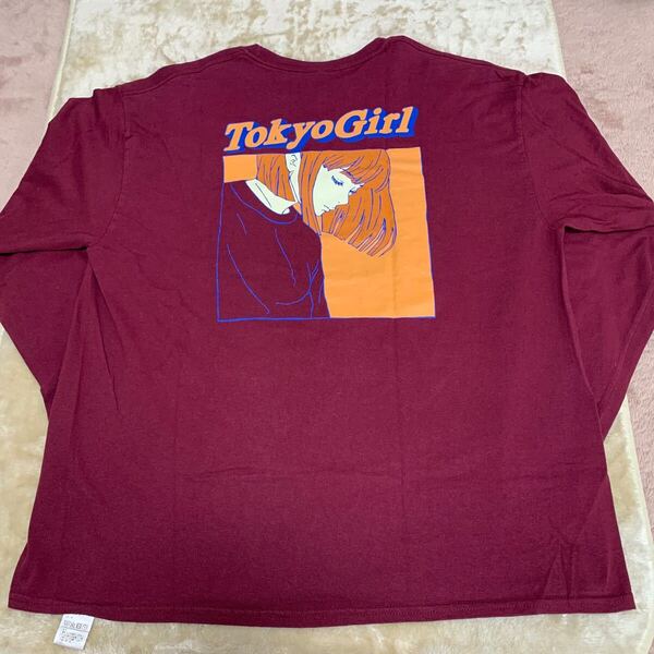東京ガール ロングTシャツ TOKYO GIRL フリーサイズ バックプリント