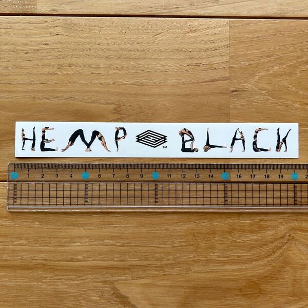 ★即決 HEMP BLACK ステッカー ★ シール デカール アウトドア キャンプ ヘンプブラック