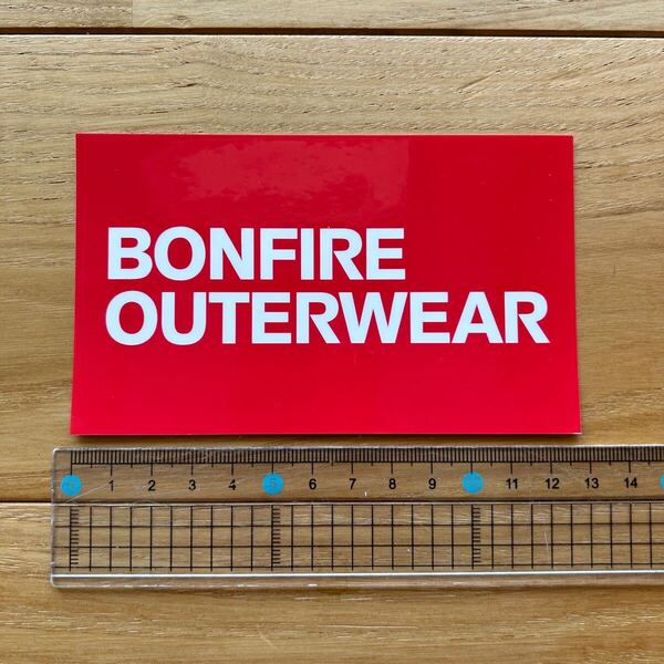 ★即決 BONFIRE OUTERWEAR ステッカー ★ シール デカール アウトドア キャンプ ボンファイヤ