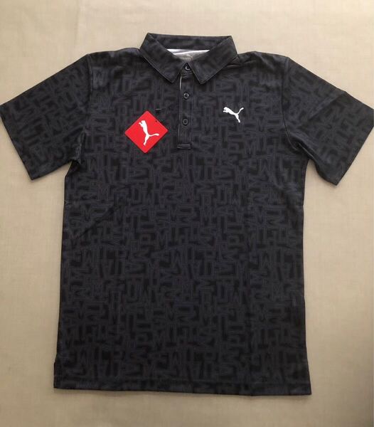 送料無料◆新品◆PUMA GOLF ランダム グラフィック 半袖ポロシャツ◆(S)◆622405-01◆プーマ ゴルフ