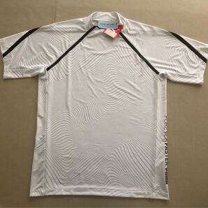 送料無料◆サンプル品◆プーマ ゴルフ PF ストレッチ ムーステックカット AOP モックネック◆(L)◆627607-03◆PUMA GOLF・半袖シャツ