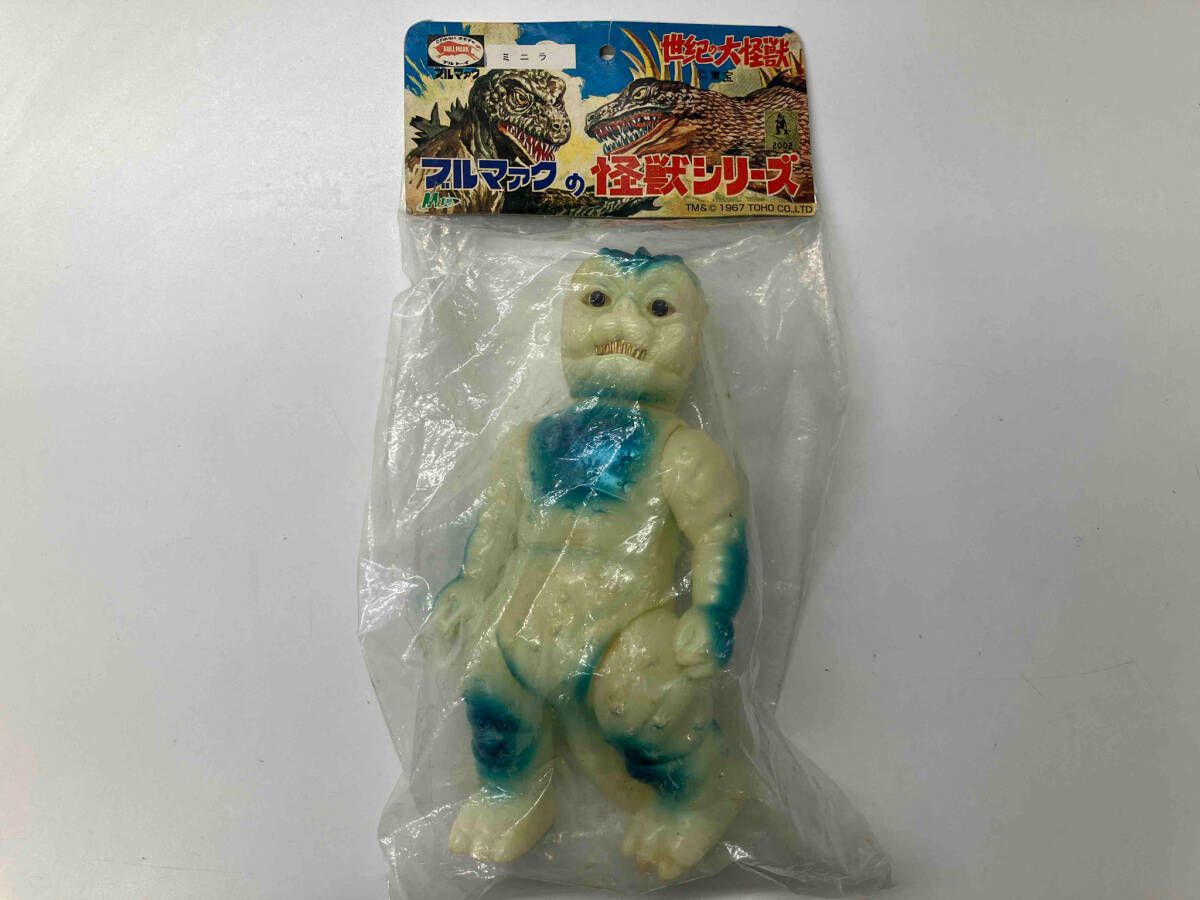 ソフビ M1号 ブルマァク復刻 世紀の大怪獣シリーズ ミニラ 蓄光