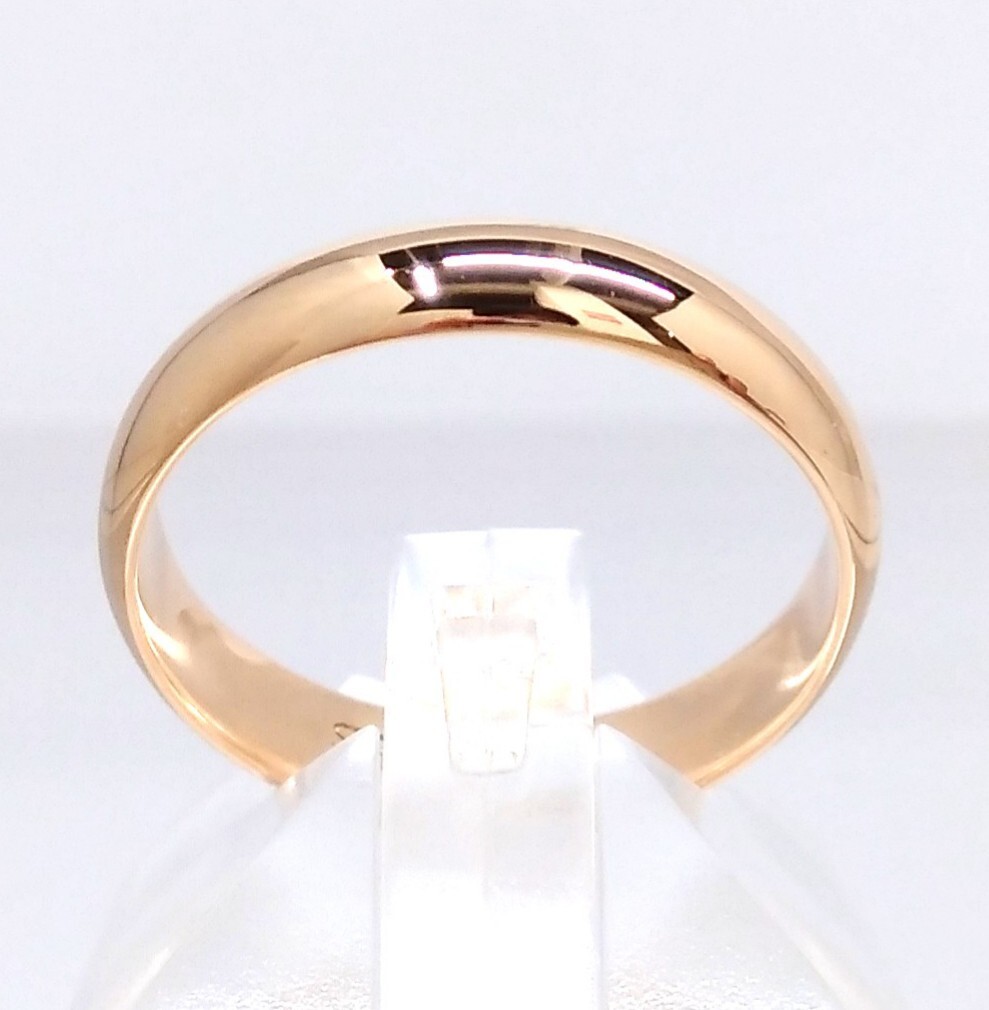 ☆指輪□即決□ダイヤ0．11ct□甲丸□K18□5．8g