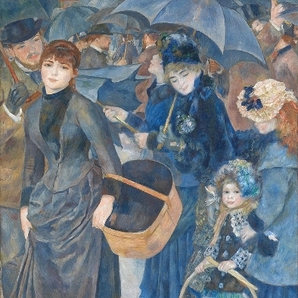 新品 ルノワール「雨傘の女たち」の高級印刷画 A4サイズ 額なし 特価980円(送料込み) 即決