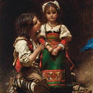 新品 レオン・ボナ「ノン・ピアンジェレ」の高級印刷画 A4サイズ 額なし 特価980円(送料込み) 即決