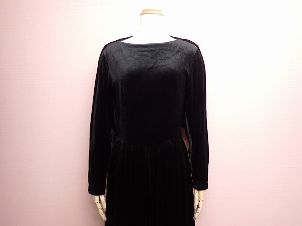 tricot COMME des GARCONS ベロアワンピース□コムデギャルソン トリコ/80's ビンテージ/マキシ/レディース/@B3/24*10*4-3 tricot COMME des GARCONS ベロアワンピース□コムデギャルソン トリコ/80's ビンテージ/マキシ/レディース/@B3/24*10*4-3