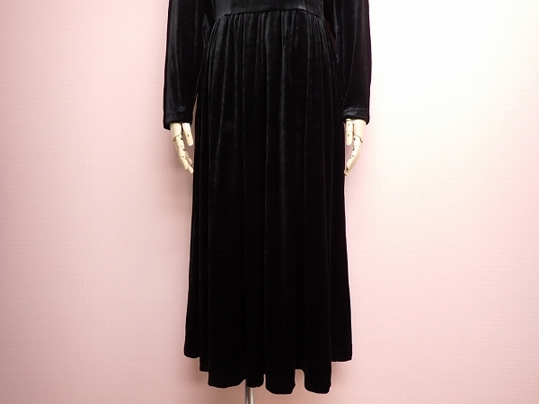 tricot COMME des GARCONS ベロアワンピース□コムデギャルソン トリコ/80's ビンテージ/マキシ/レディース/@B3/24*10*4-3 tricot COMME des GARCONS ベロアワンピース□コムデギャルソン トリコ/80's ビンテージ/マキシ/レディース/@B3/24*10*4-3