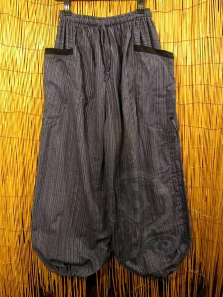 【SALE】②①新品*男女兼用*コットン素材*渦巻きプリント*カーゴタイプ*ふんわり*アラジンパンツ