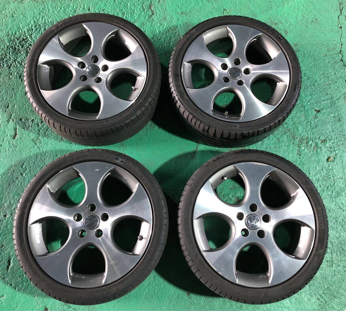 Yahoo!オークション -「ゴルフ gti 18」(タイヤ、ホイール) の Yahoo!オークション -「ゴルフ gti 18」(タイヤ、ホイール) の