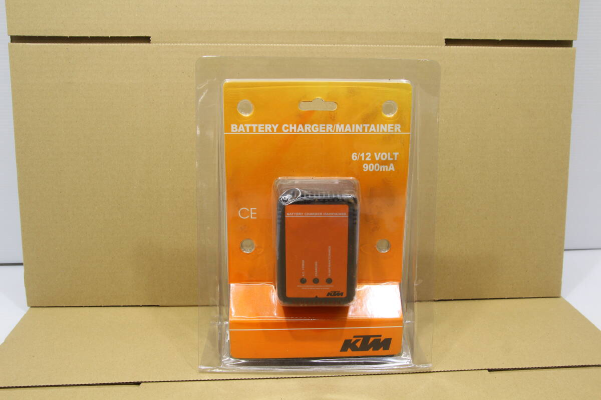 未使用 KTM バッテリー充電器 PN:58429074200 リチウムイオンバッテリー不可 メンテナンスに