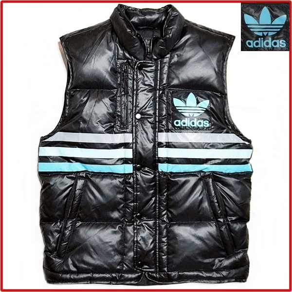 即決★adidas★2XS ダウンベスト アディダス 良品 希少 ブルゾン メンズ レディース アウター