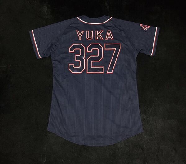 オリックスバファローズ ミズノ製 刺繍 サード ハイクラス ユニフォーム 2016 #327 YUKA Oサイズ MIZUNO 即決 BsGirls
