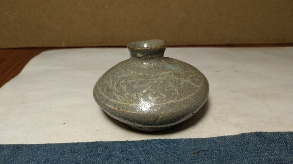 Yahoo!オークション -「高麗青磁 油壺」(中国、朝鮮半島) (陶芸 Yahoo!オークション -「高麗青磁 油壺」(中国、朝鮮半島) (陶芸