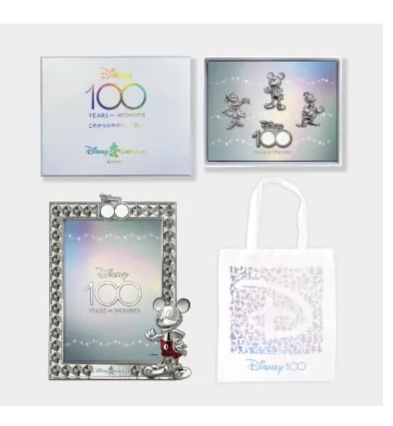 Disney 100周年記念グッズの非売品3点セット