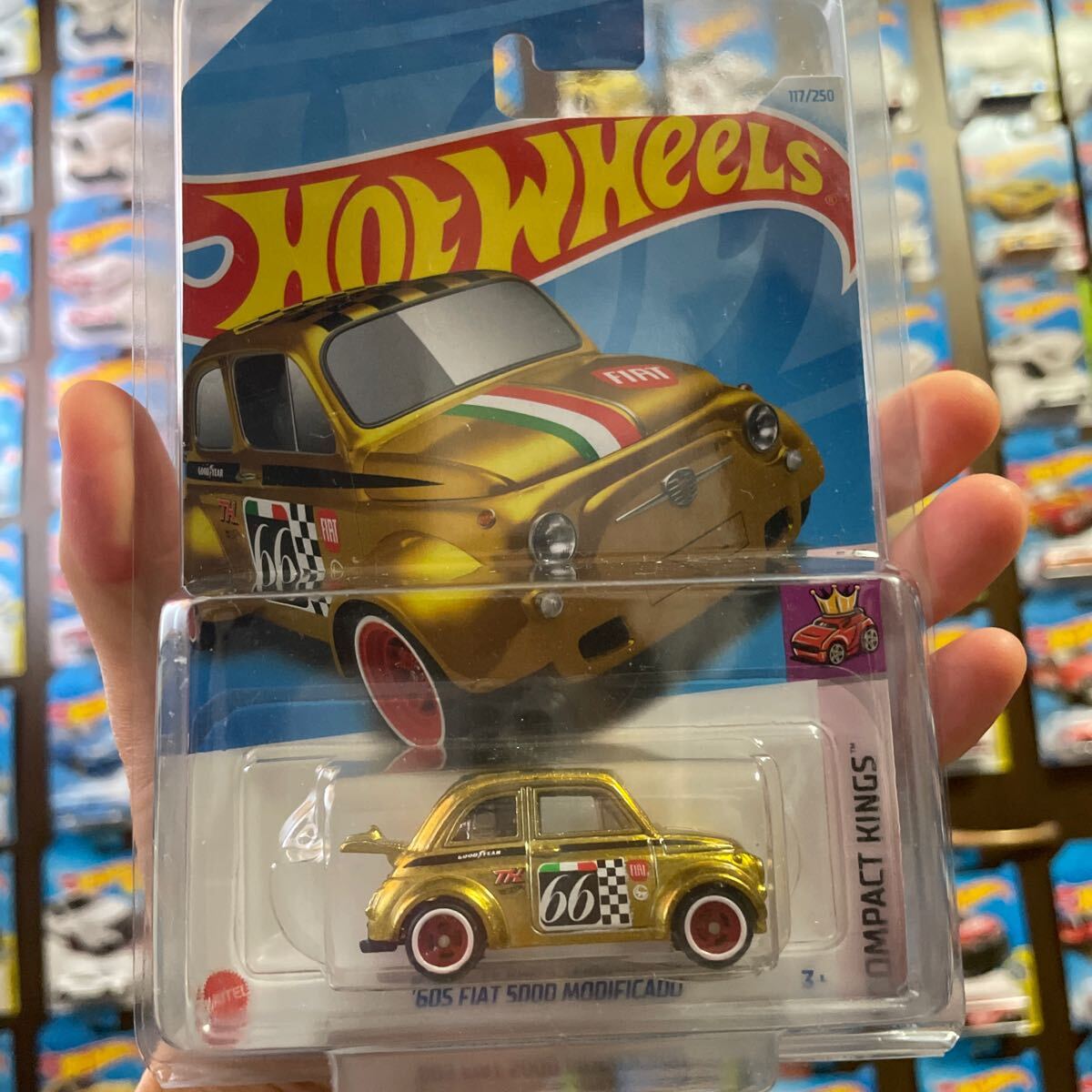 60s FIAT 500D MODIFICADO フィアット スーパートレジャーハント - ホットウィール通販専門店 WHEEL'S GARAGE