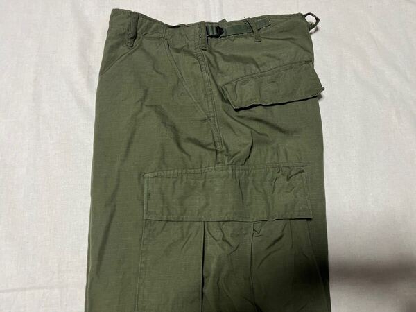 60s ジャングルファティーグパンツ 米軍 US.ARMY ナム戦 リップストップ カーゴパンツ ヴィンテージ US ERDL 70s 50s