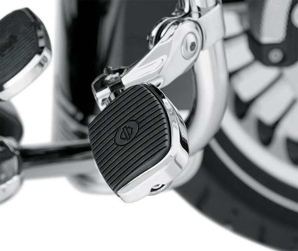 ハーレー 純正 オプション ミニ フットボード スモール 3インチ クローム XL ソフテイル ダイナ V-ROD XG 50500139
