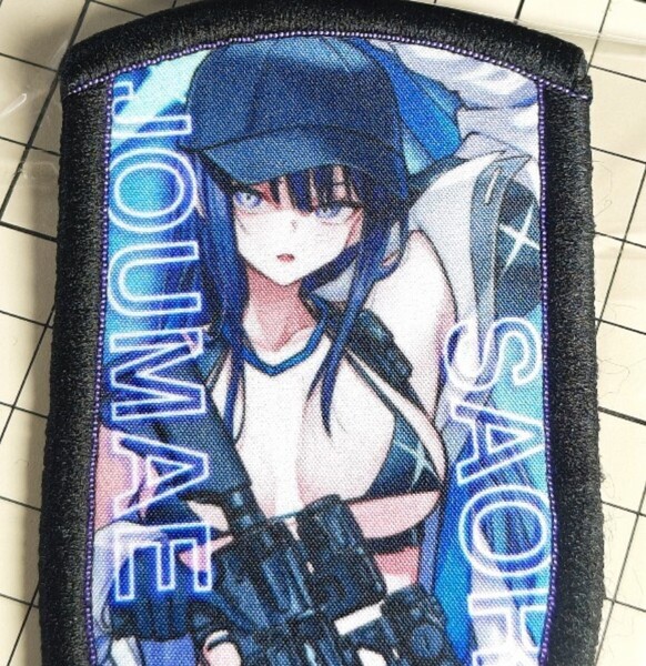 国内未発売 サークル正規品(Ivan624) サオリ ベルクロパッチ ■ ブルーアーカイブ ブルアカ ワッペン ミリタリー